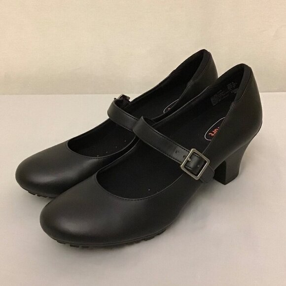 Safe-T-Step 9 Dani Mary Jane Women’s Comfort Shoes Black Heels Career Work - Picture 11 of 11